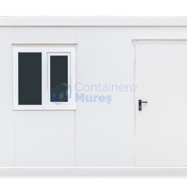 container birou mures 4metri 1geam alb