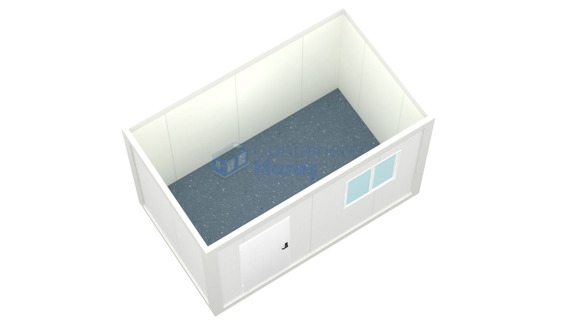 container birou mures 4metri 1geam alb1