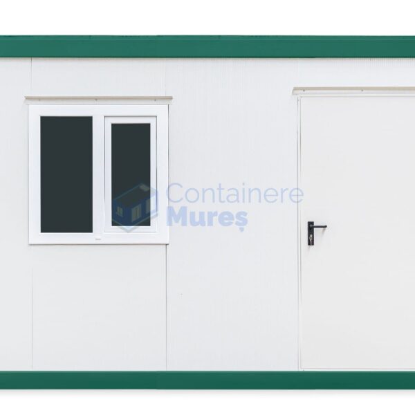 container birou mures 4metri 1geam verde
