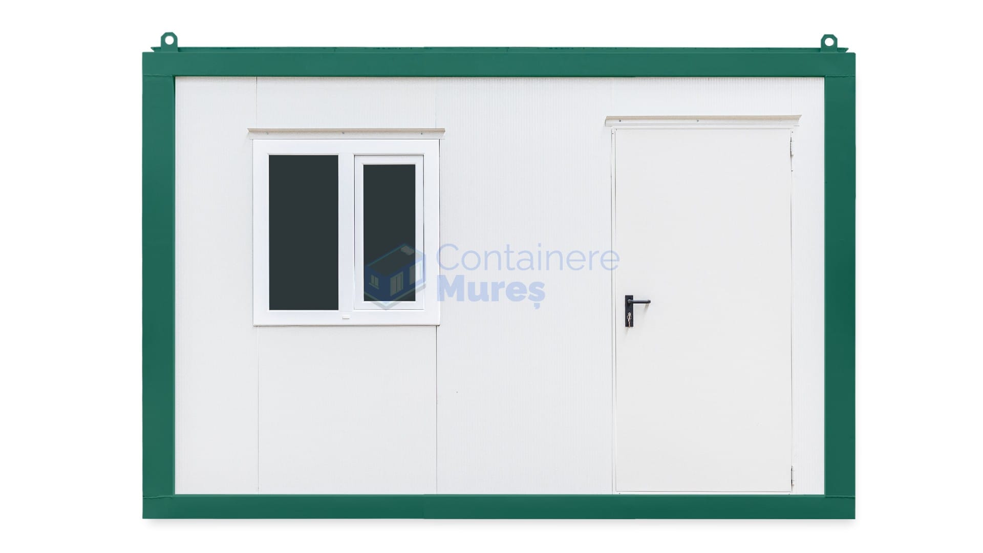 container birou mures 4metri 1geam verde