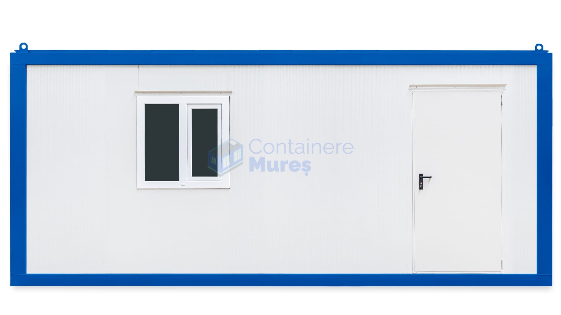container birou mures 6metri 1geam albastru