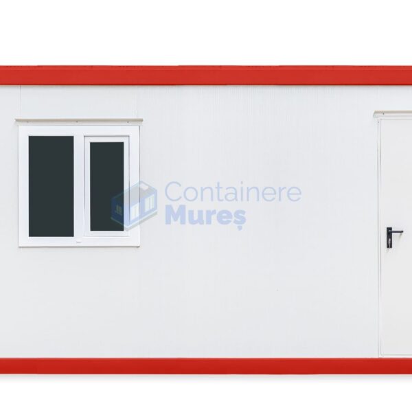 container birou mures 6metri 1geam rosu