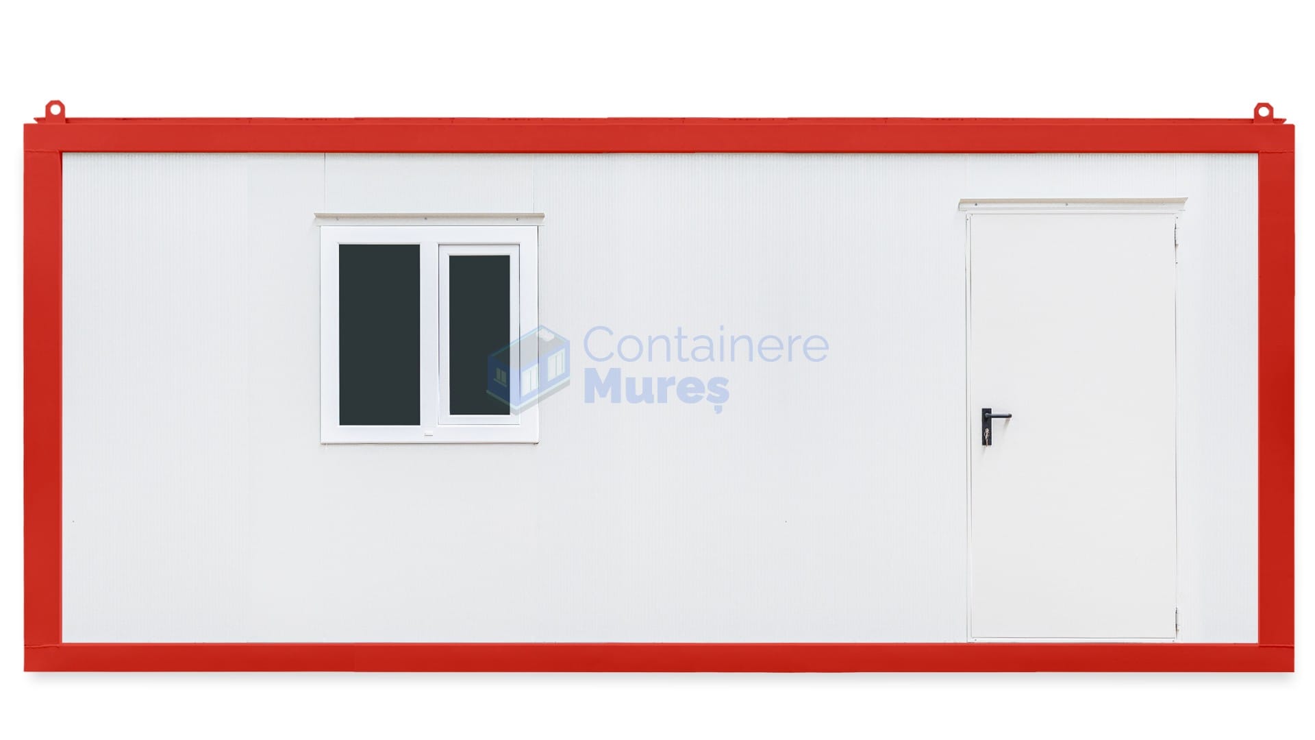 container birou mures 6metri 1geam rosu