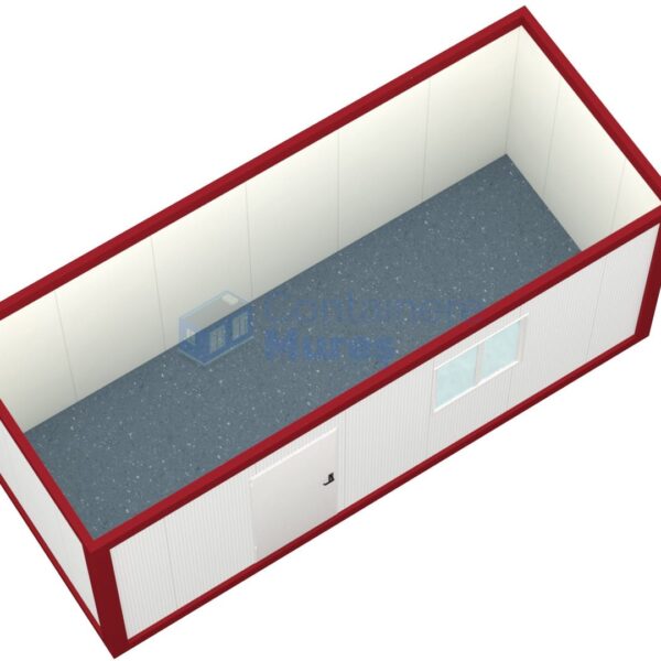 container birou mures 6metri 1geam rosu2