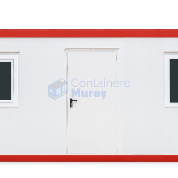container birou mures 6metri 2geamuri rosu