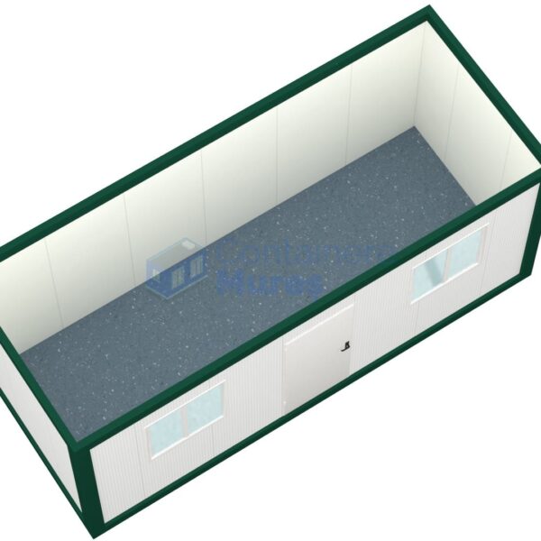 container birou mures 6metri 2geamuri verde2