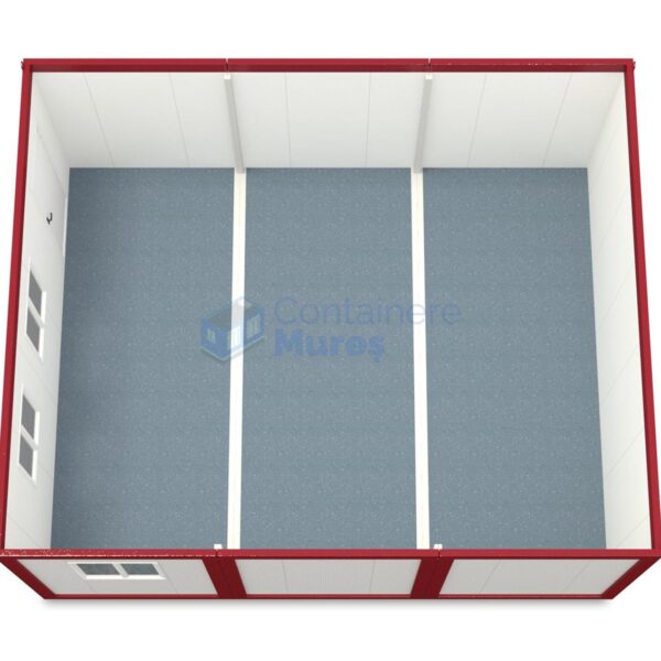 container modular mures 6x72m rosu2