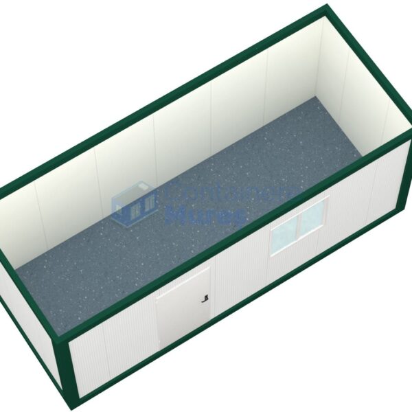 container santier mures 6metri 1geam verde2